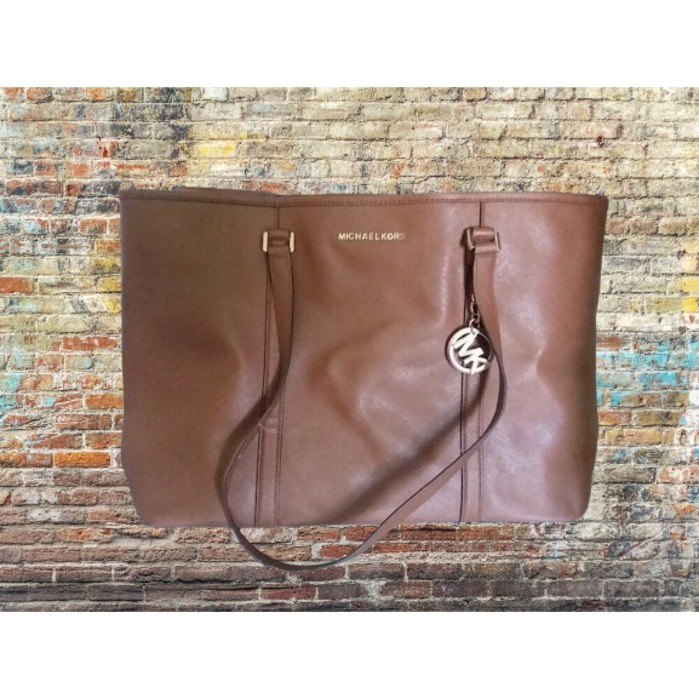 Michael Kors Sady Carryall Large Tote Fits Laptop Luggage HOBO Shoulder Purse - Picture 2 of 11